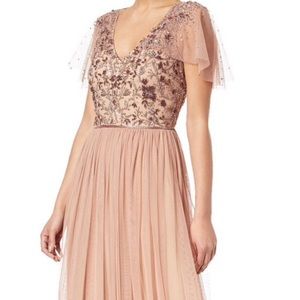 Long beaded adrianna papell dress